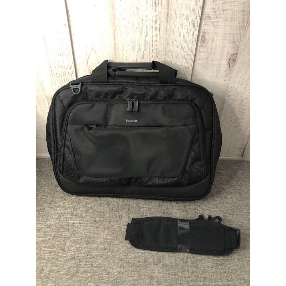 Targus Black Laptop Bag with Shoulder Strap & Lots of Pockets